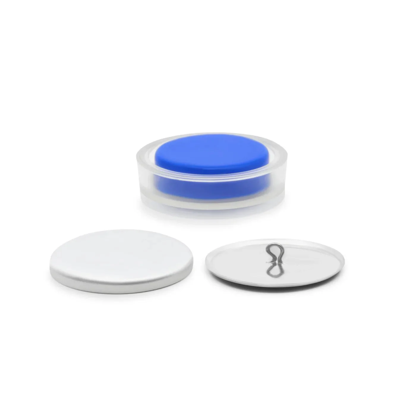 1-1/2" Cover Button Kit, Nickel - Image 2