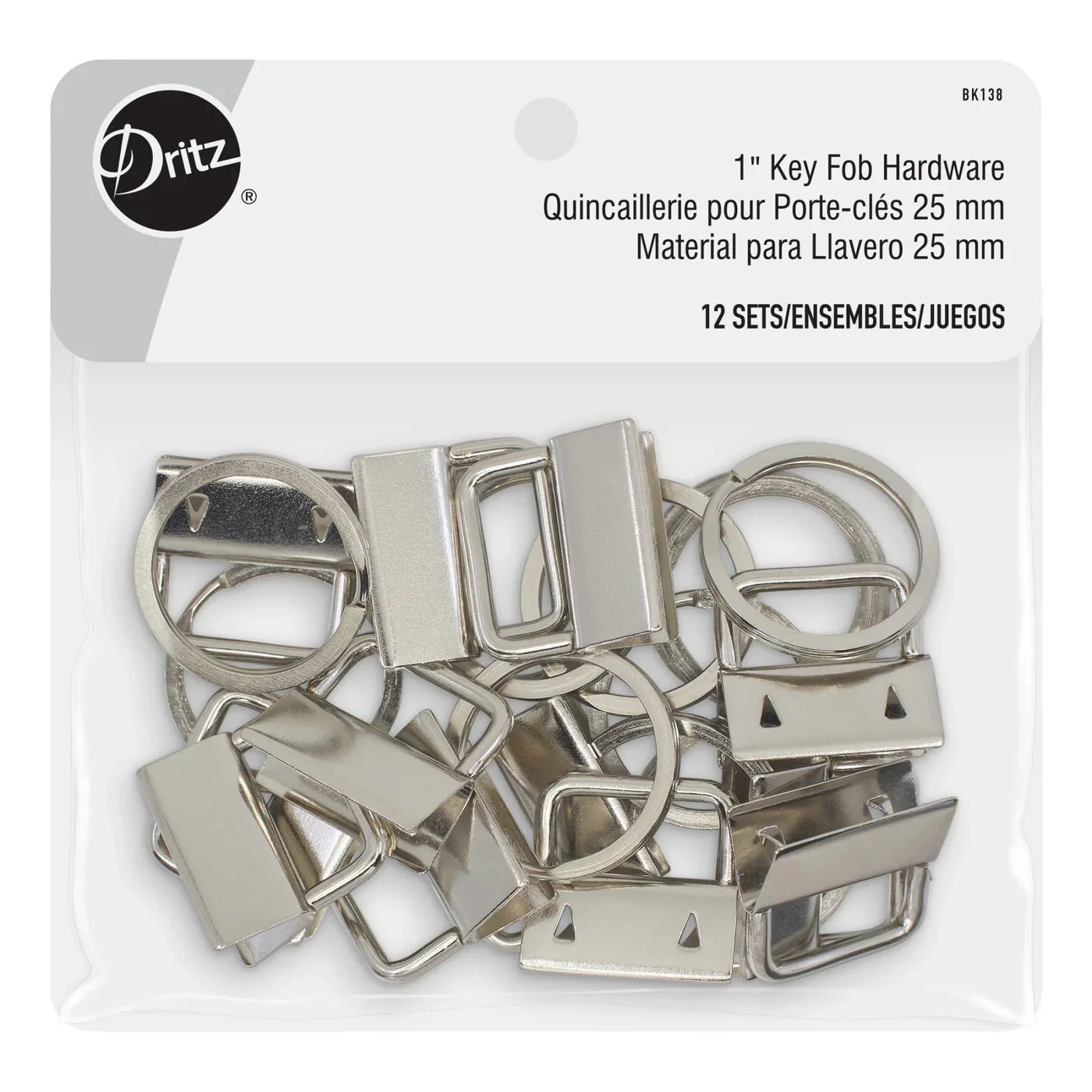 1" Key Fob Hardware