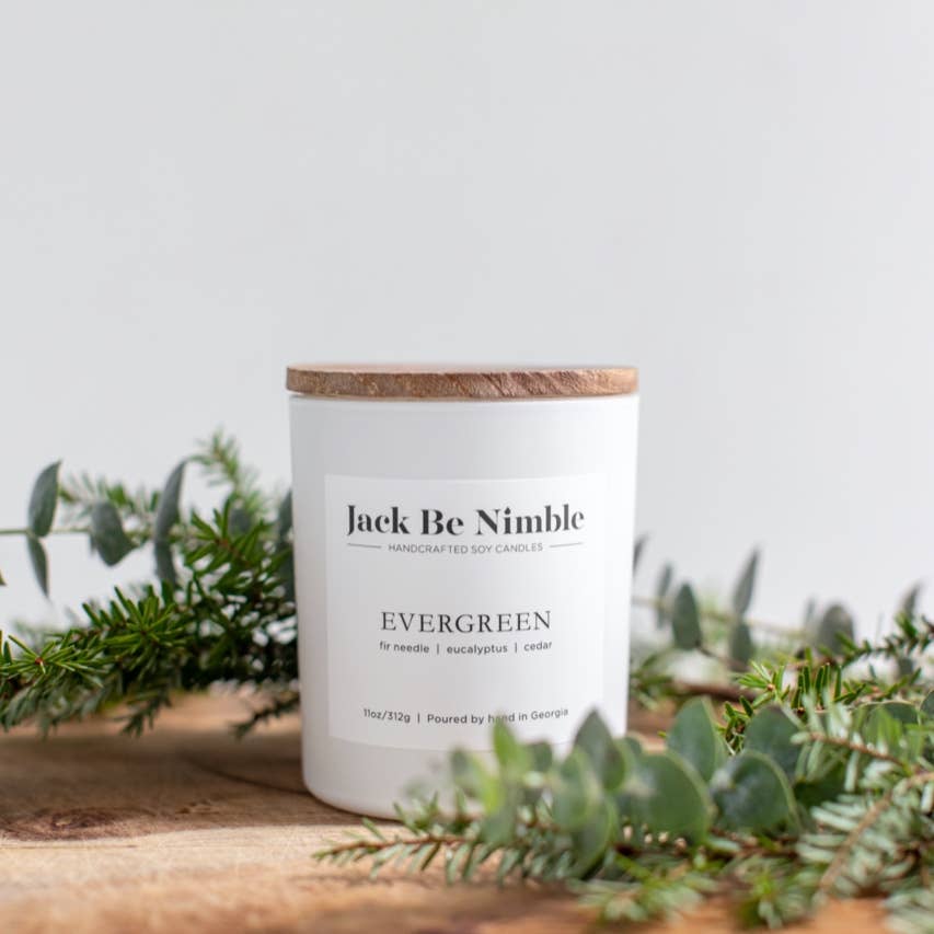 11oz Scented Soy Candle / Evergreen