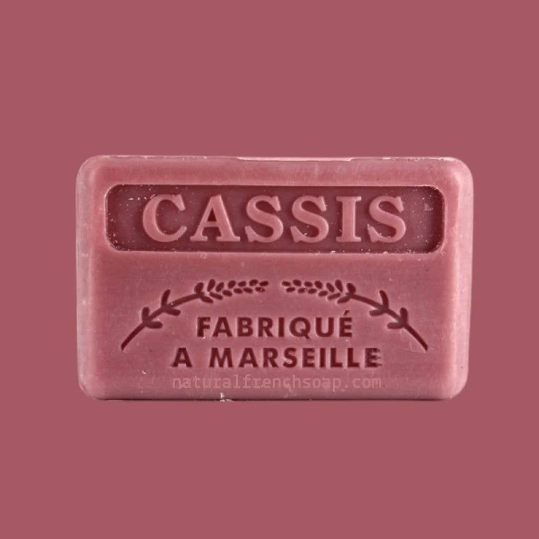 Marseille Soap 125g / Cassis (Blackcurrant)