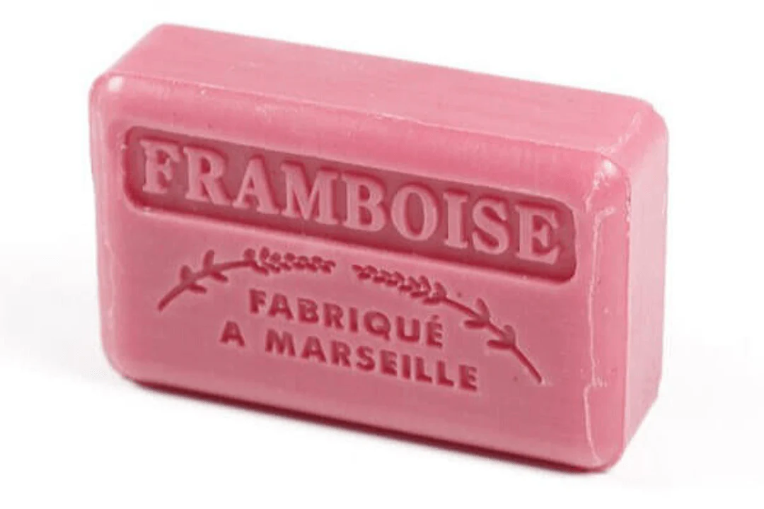 Marseille Soap 125g / Framboise (Raspberry) - Image 3