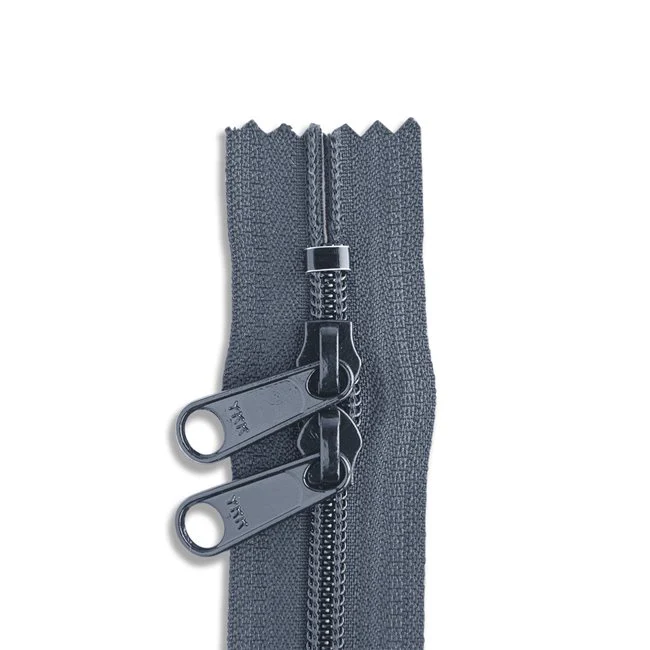 18" #4.5 Nylon Two-Way Zipper / Galena Grey (914)