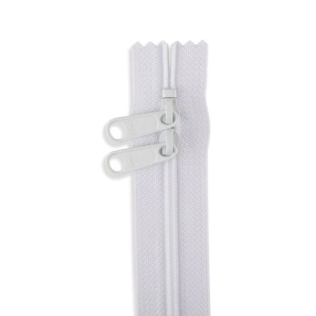 18" #4.5 Nylon Two-Way Zipper / White (501)