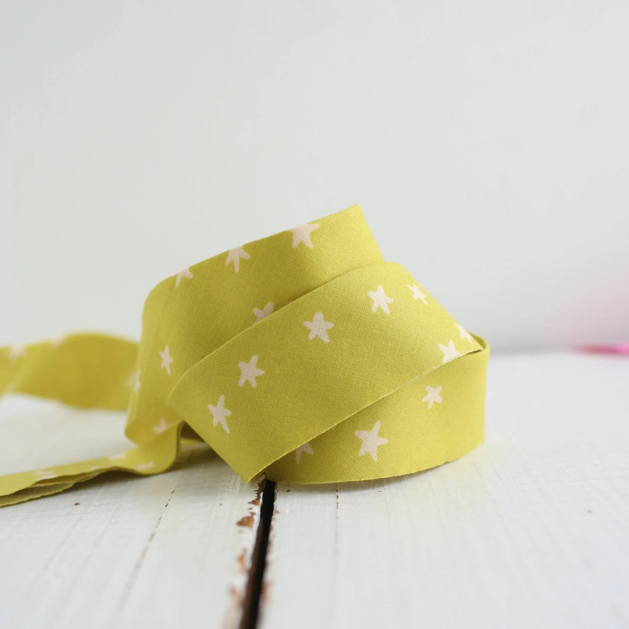 2.5" Bias Quilt Binding / Starry Pistachio