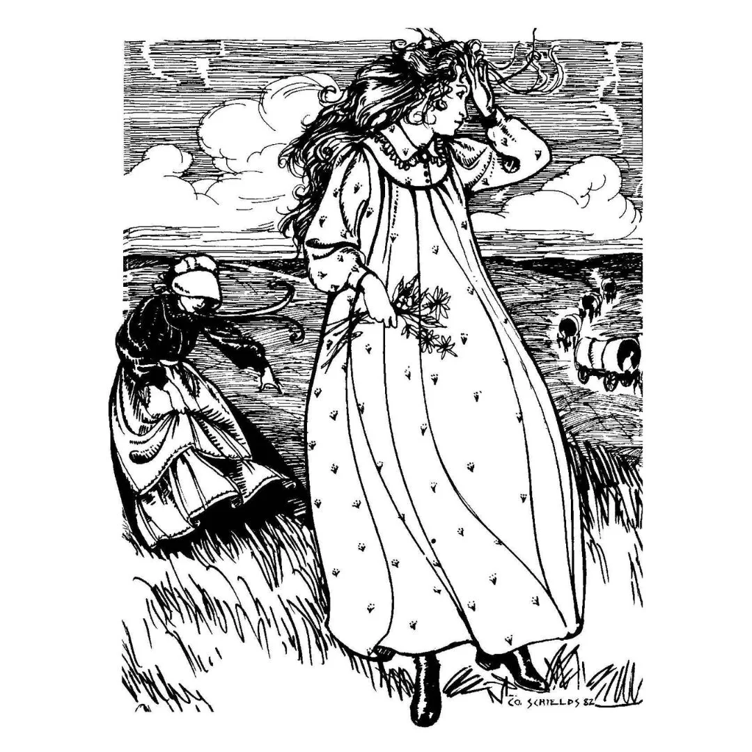 201 Prairie Dress / Printed Pattern