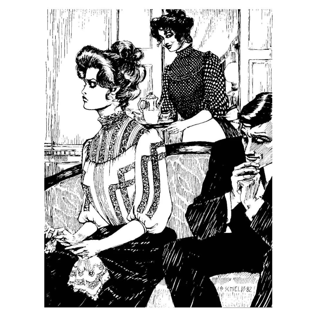 205 Gibson Girl Blouse / Printed Pattern