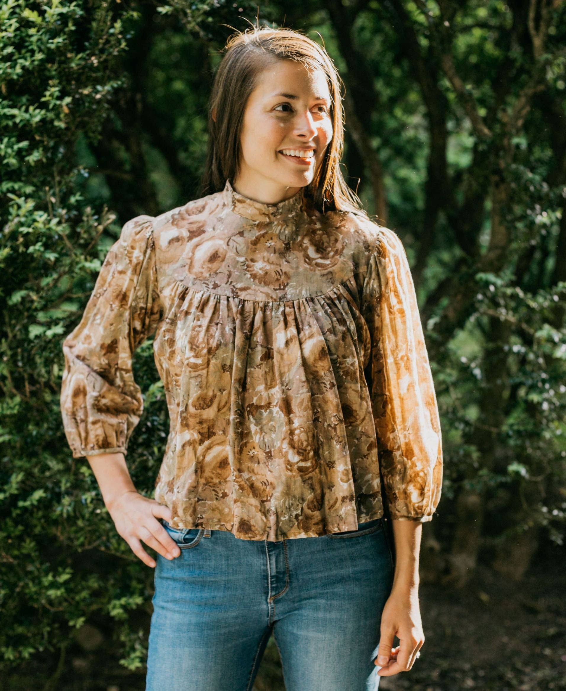 205 Gibson Girl Blouse / Printed Pattern - Image 6