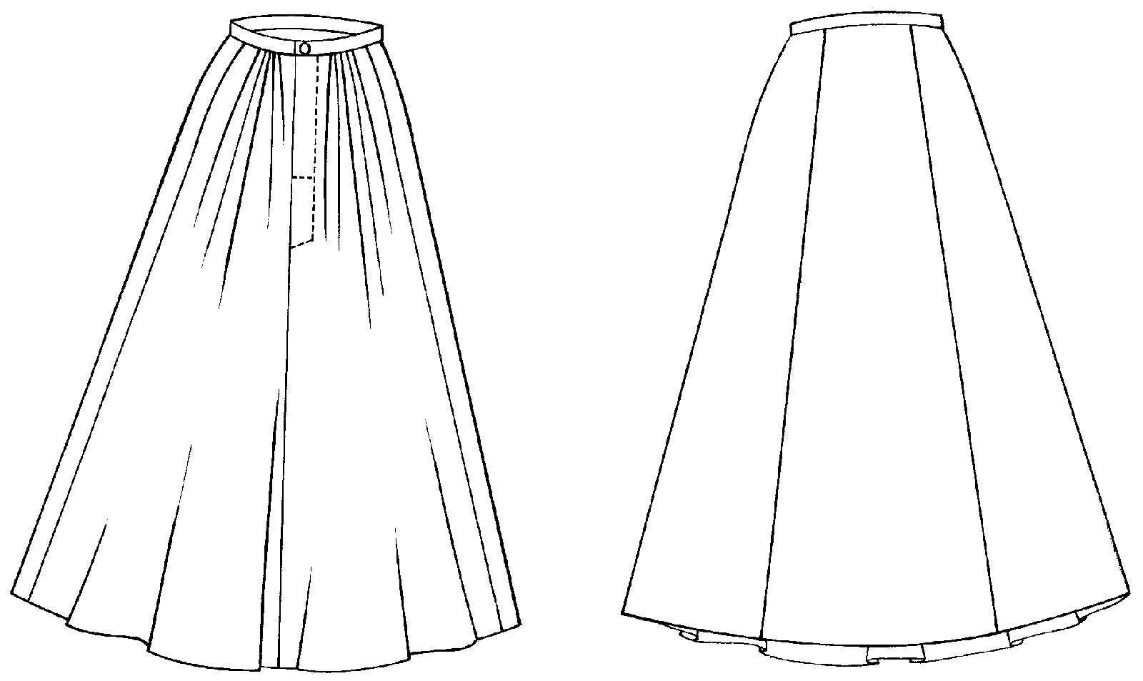 209 Walking Skirt / Printed Pattern - Image 10