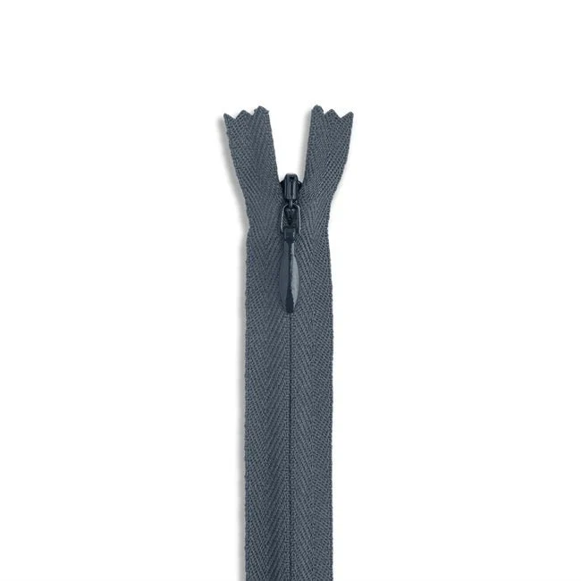 22" #2 Invisible Nylon Zipper / Galena Grey (914)