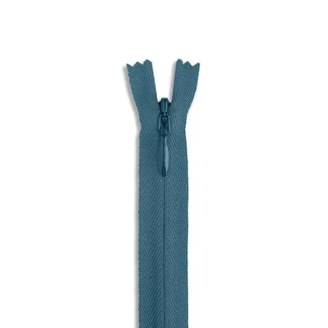 22" #2 Invisible Nylon Zipper / Medium Blue (839)