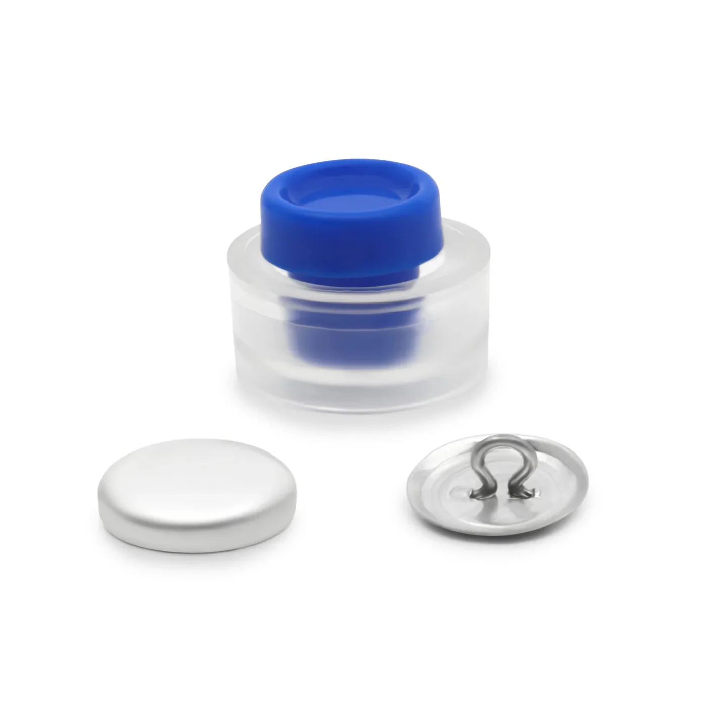 5/8" Cover Button Kit, Nickel - Image 2