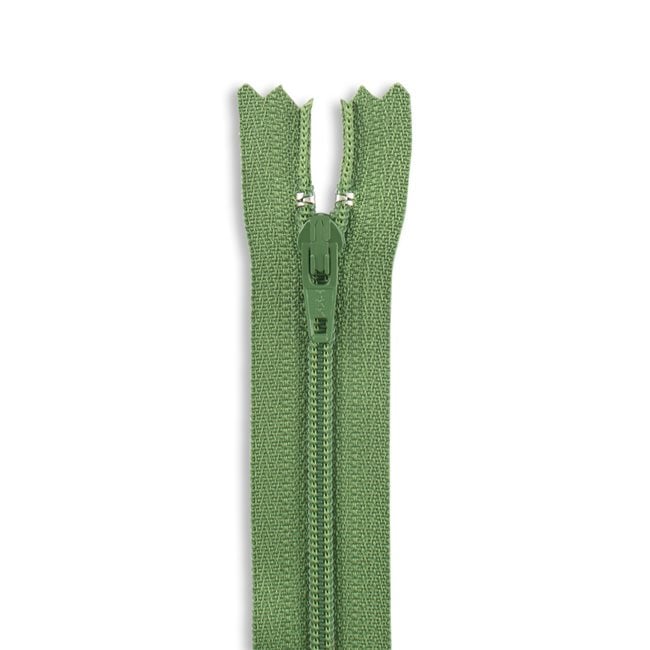 7" #3 Nylon Coil Non-Separating Zipper / Apple Green (537)
