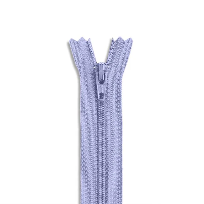 7" #3 Nylon Coil Non-Separating Zipper / Apple Green (537) - Image 2