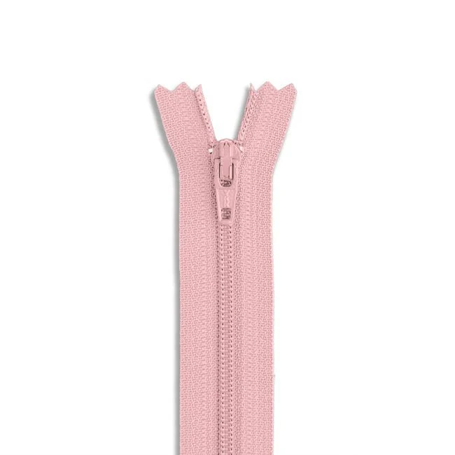 7" #3 Nylon Coil Non-Separating Zipper / Blush Pink (851)