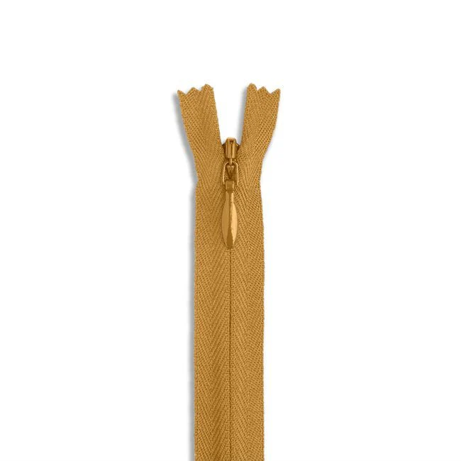 9" #2 Invisible Nylon Zipper / Gold (087)