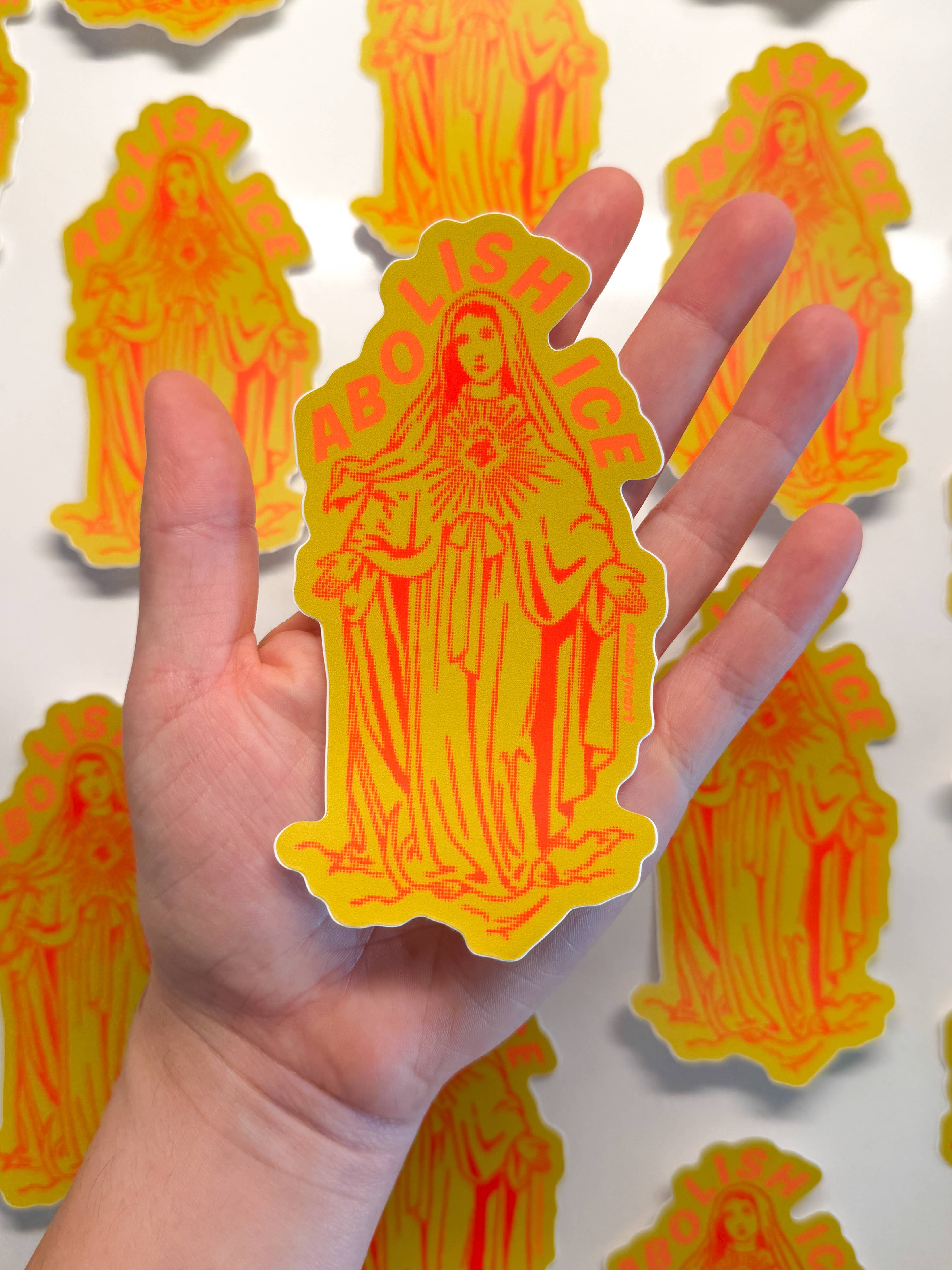 Abolish Ice Sticker - Image 2
