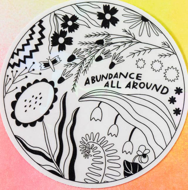 Abundance All Around Rainbowmaker Window Decal
