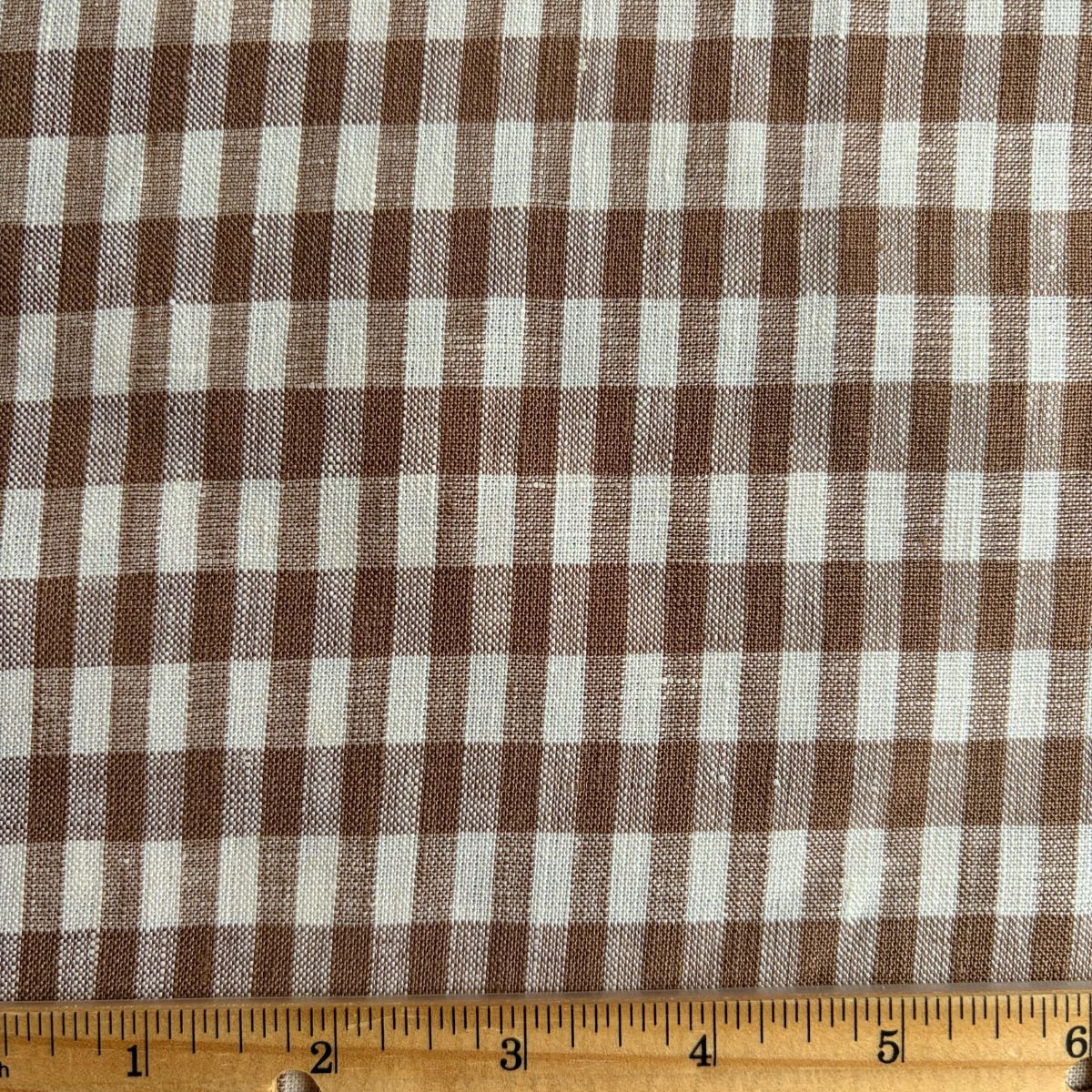 Acorn Gingham Linen - Image 3