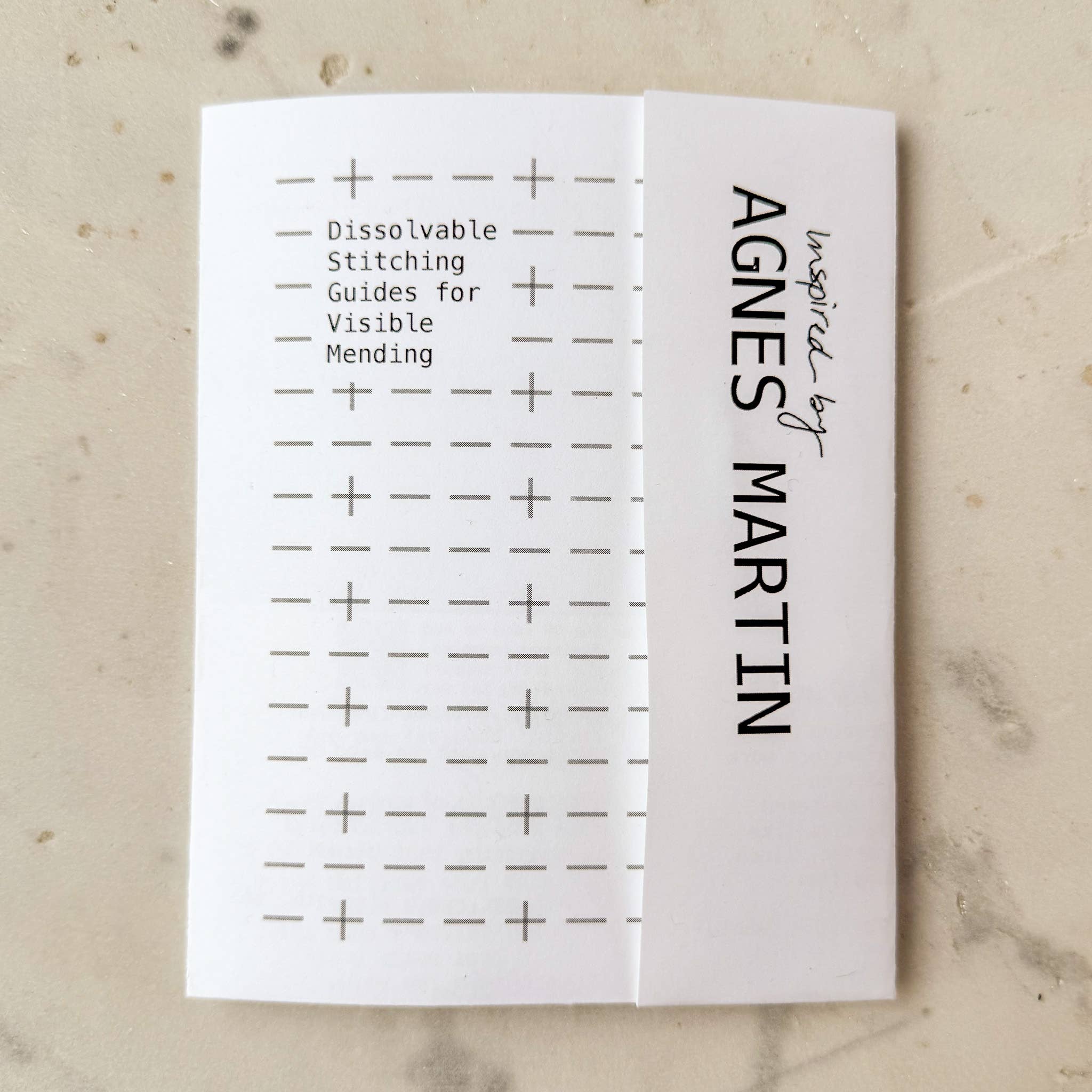 Mending + Embellishment Transfer / Agnes Martin