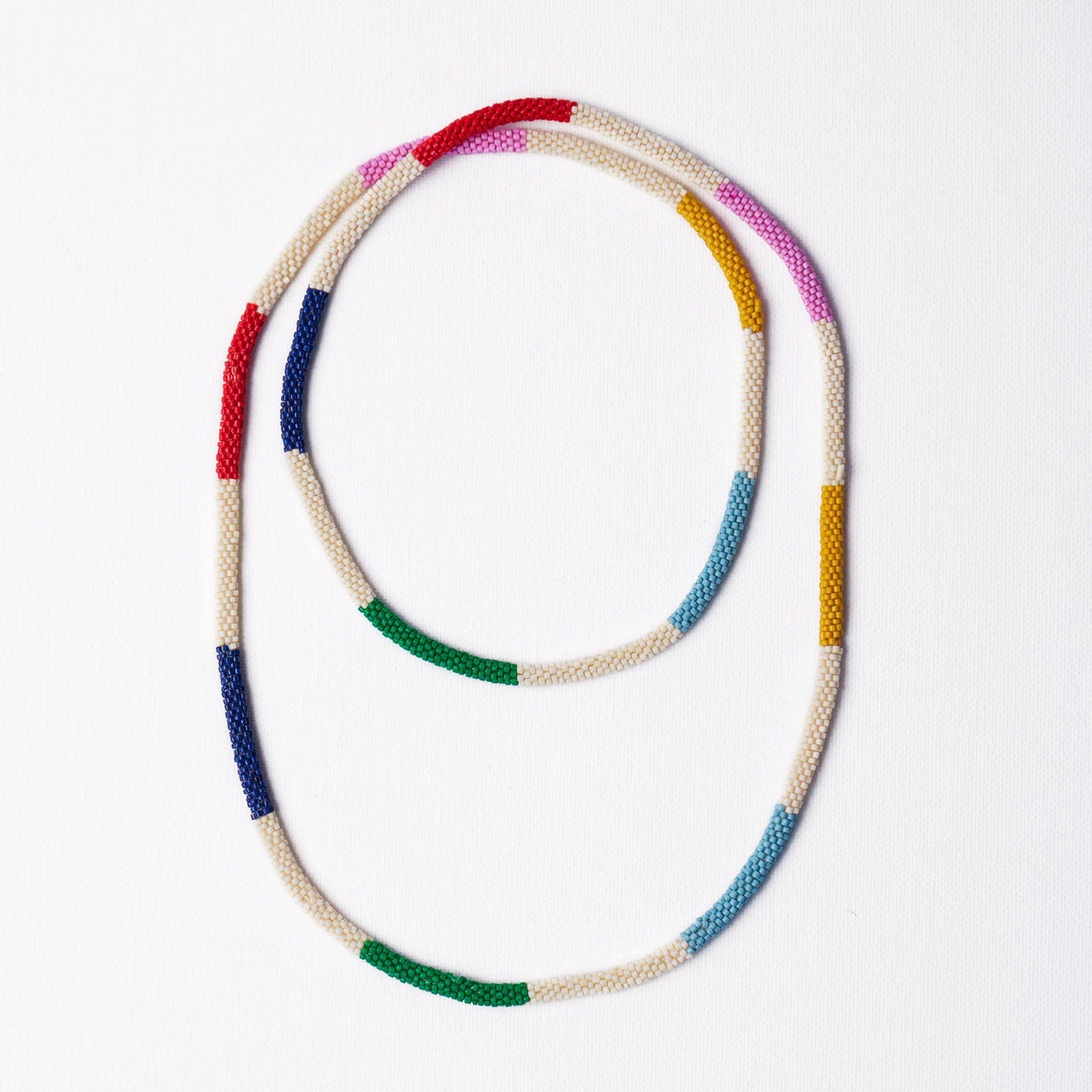 Allie Seed Bead Long Necklace / Multi