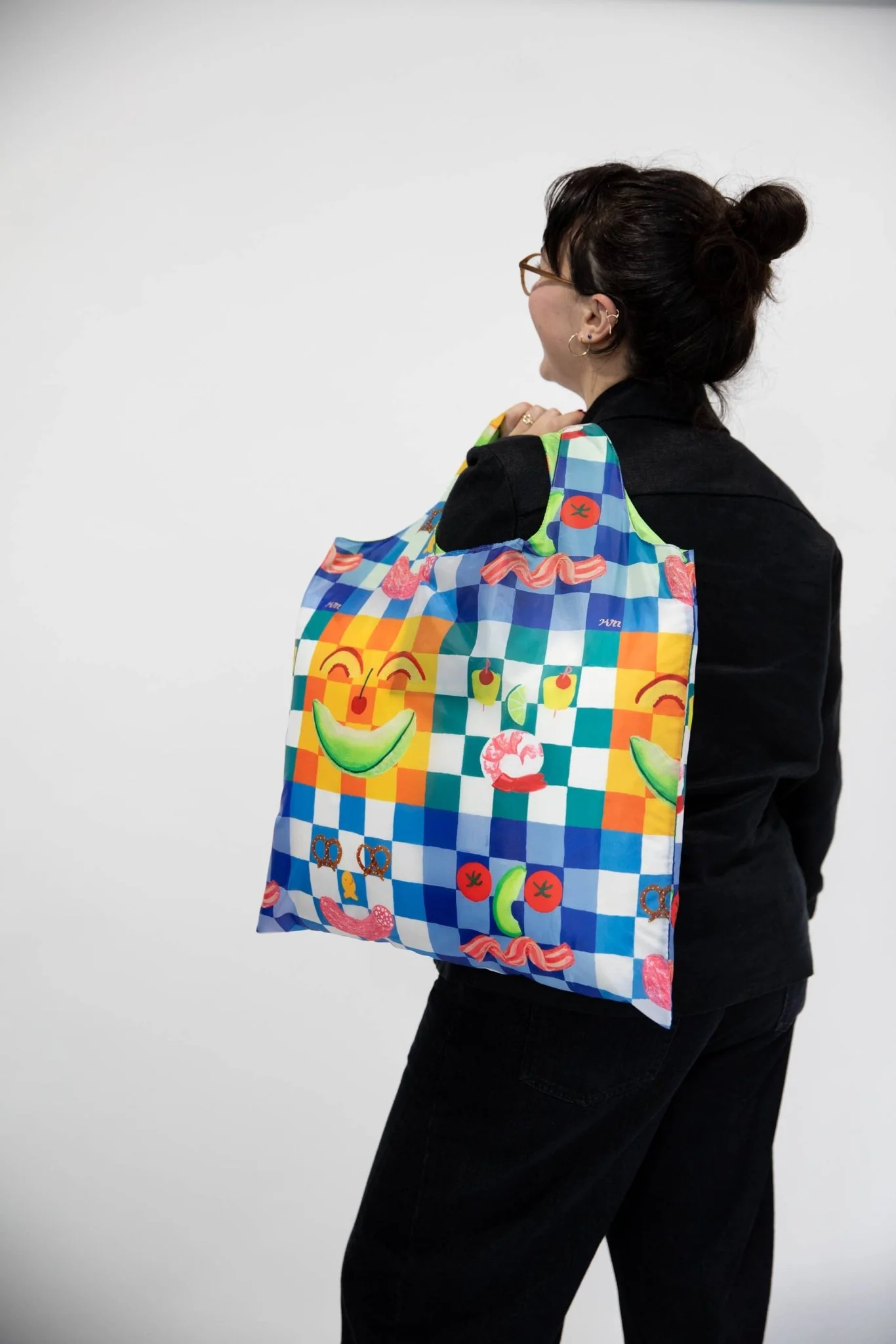 Art Sack Reusable Shopping Bag / Kristina Micotti Picnic - Image 5