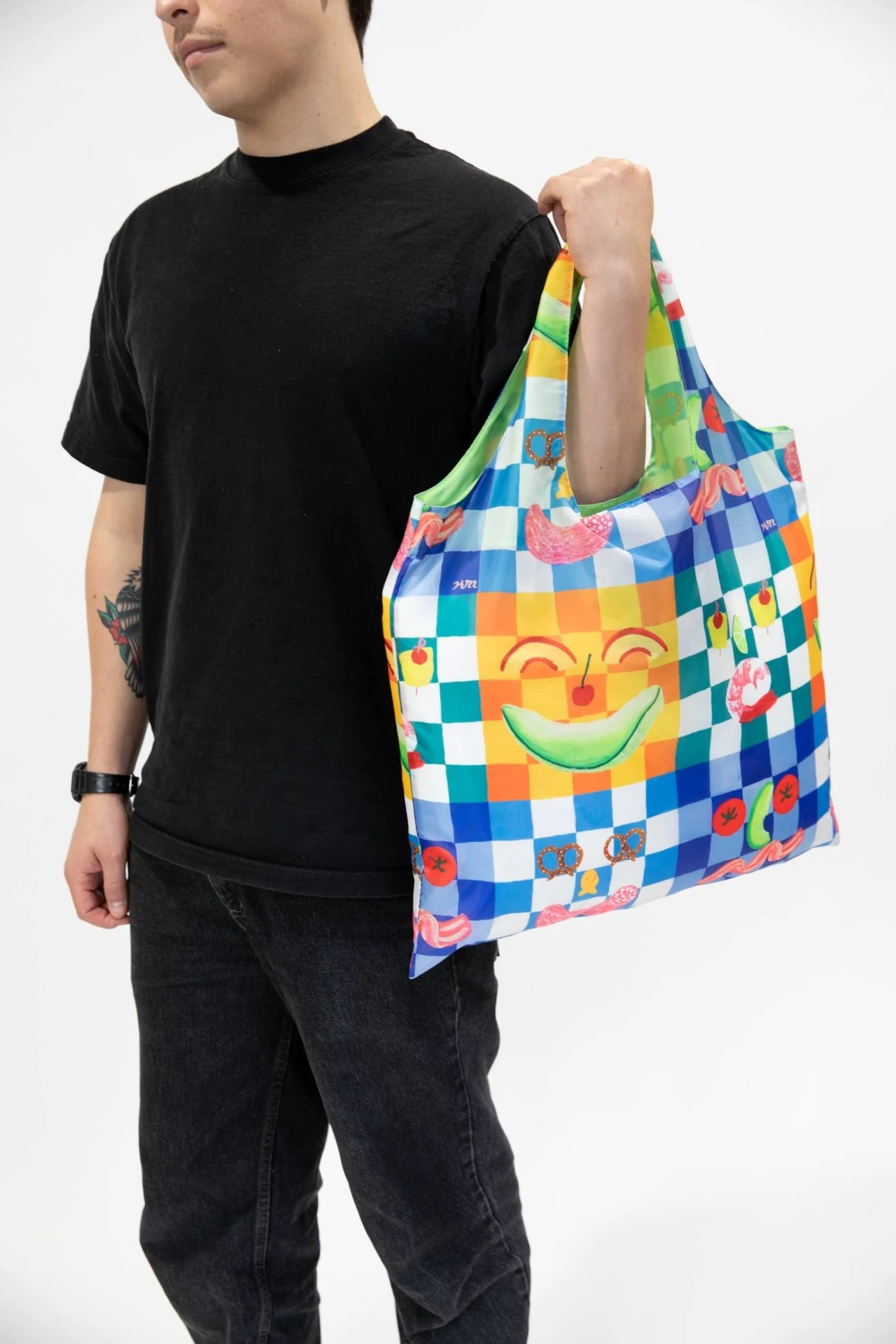 Art Sack Reusable Shopping Bag / Kristina Micotti Picnic - Image 6