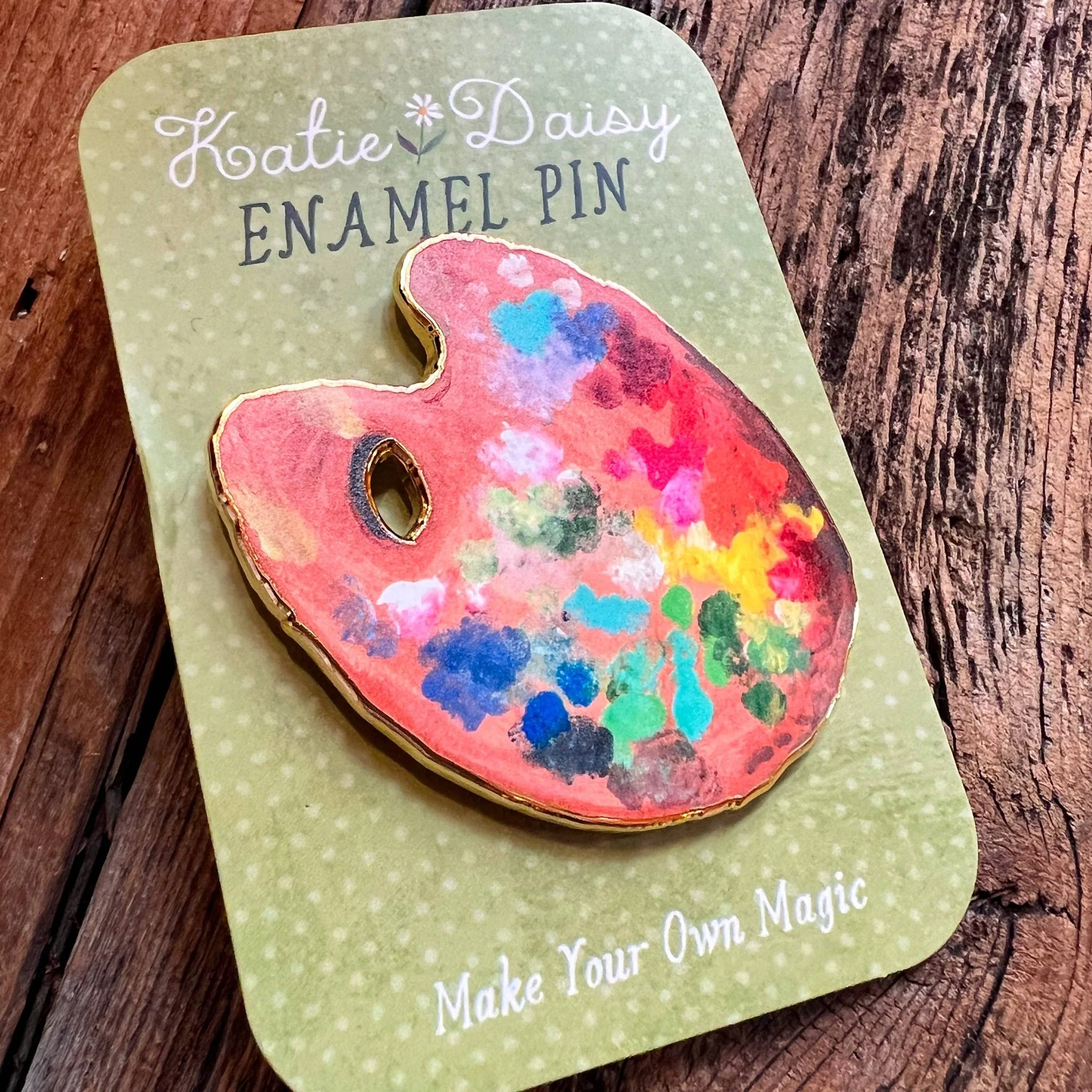 Artist Palette Enamel Pin