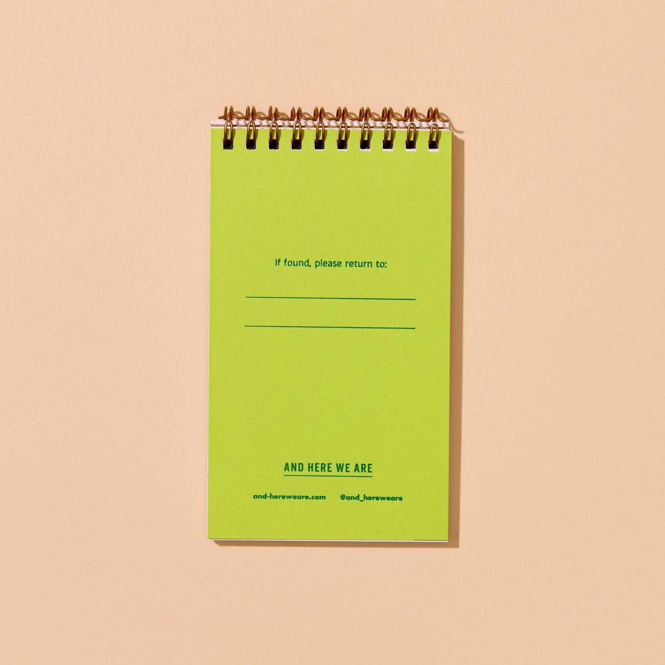 Aster Wildflower Letterpress Pocket-size Spiral Notebook - Image 4