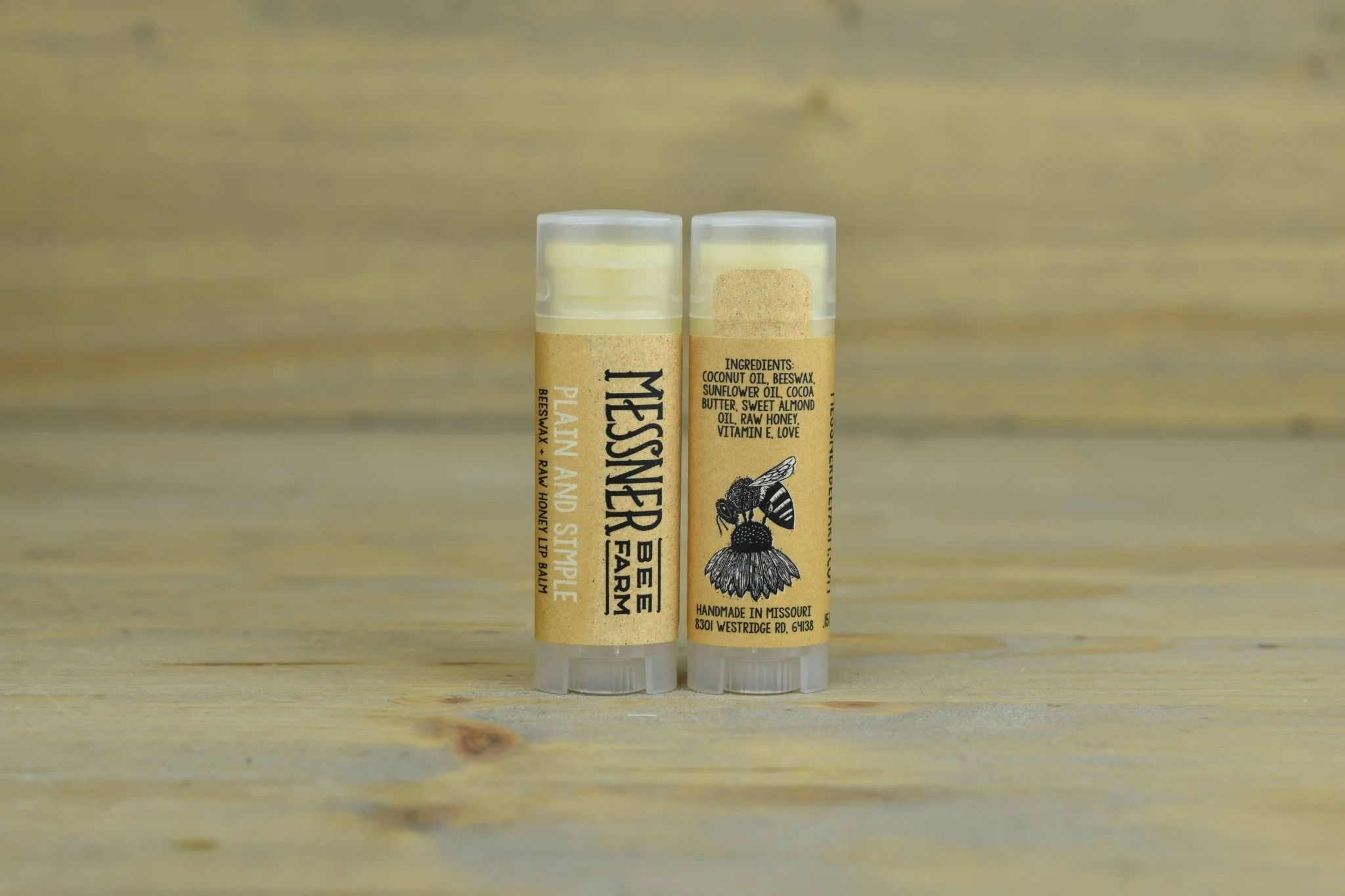 Beeswax Lip Balm / Plain and Simple