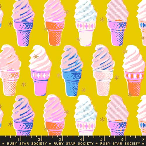Best Day Ever / Ice Cream / Metallic Golden