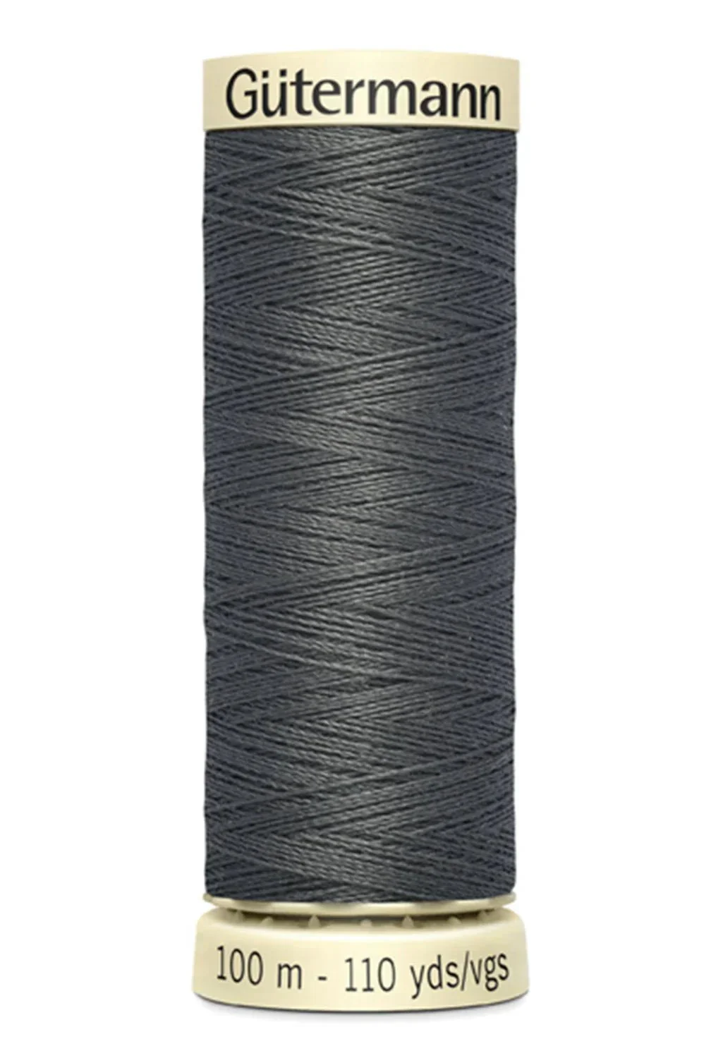 Black & Gray Sew-all Thread 100m / 116 Smoke - Image 2