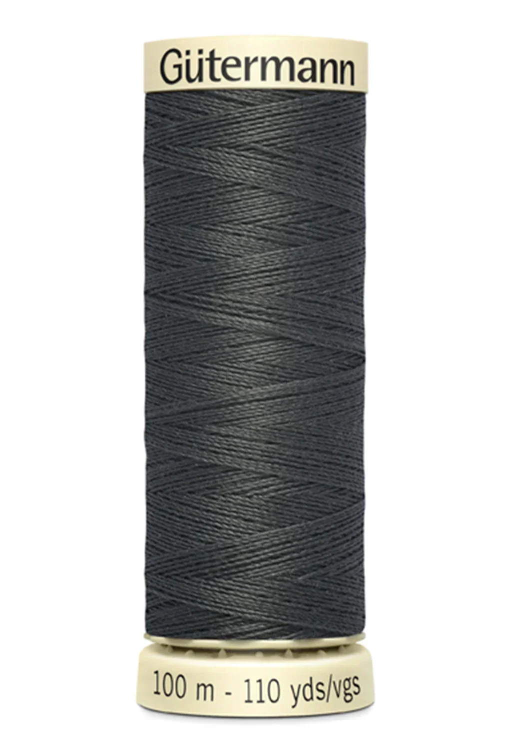 Black & Gray Sew-all Thread 100m / 125 Charcoal - Image 2