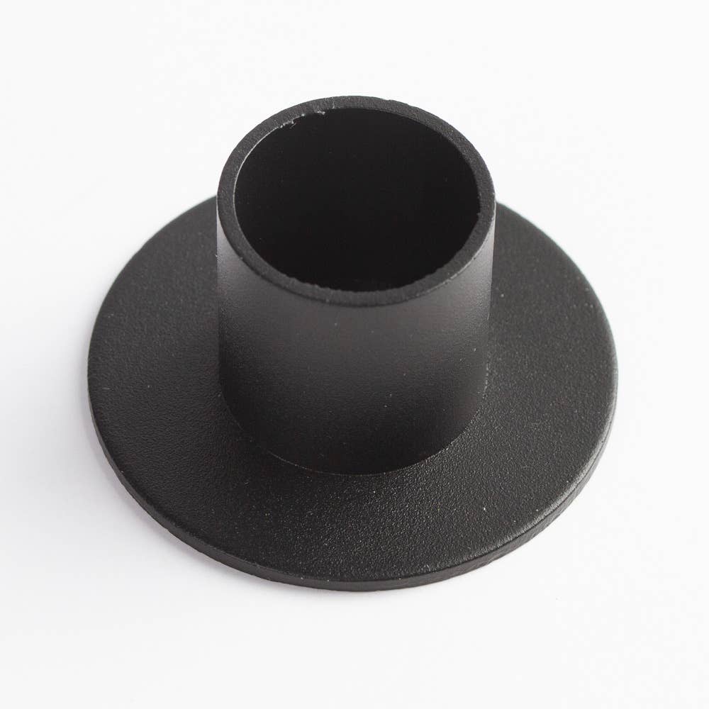 Black Metal Taper Candle Holder - Image 3