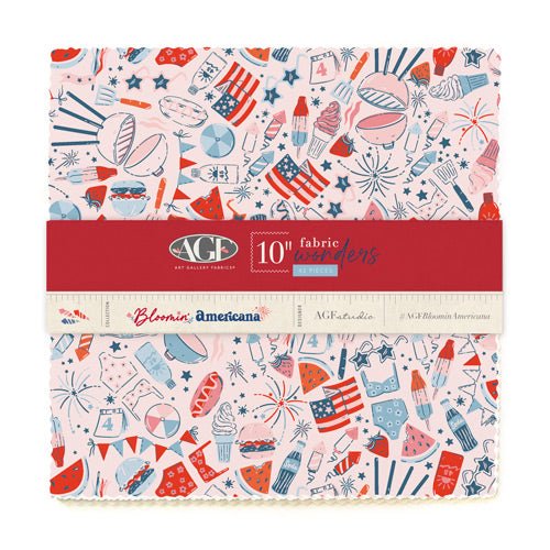 Bloomin' Americana 10 Inch Squares