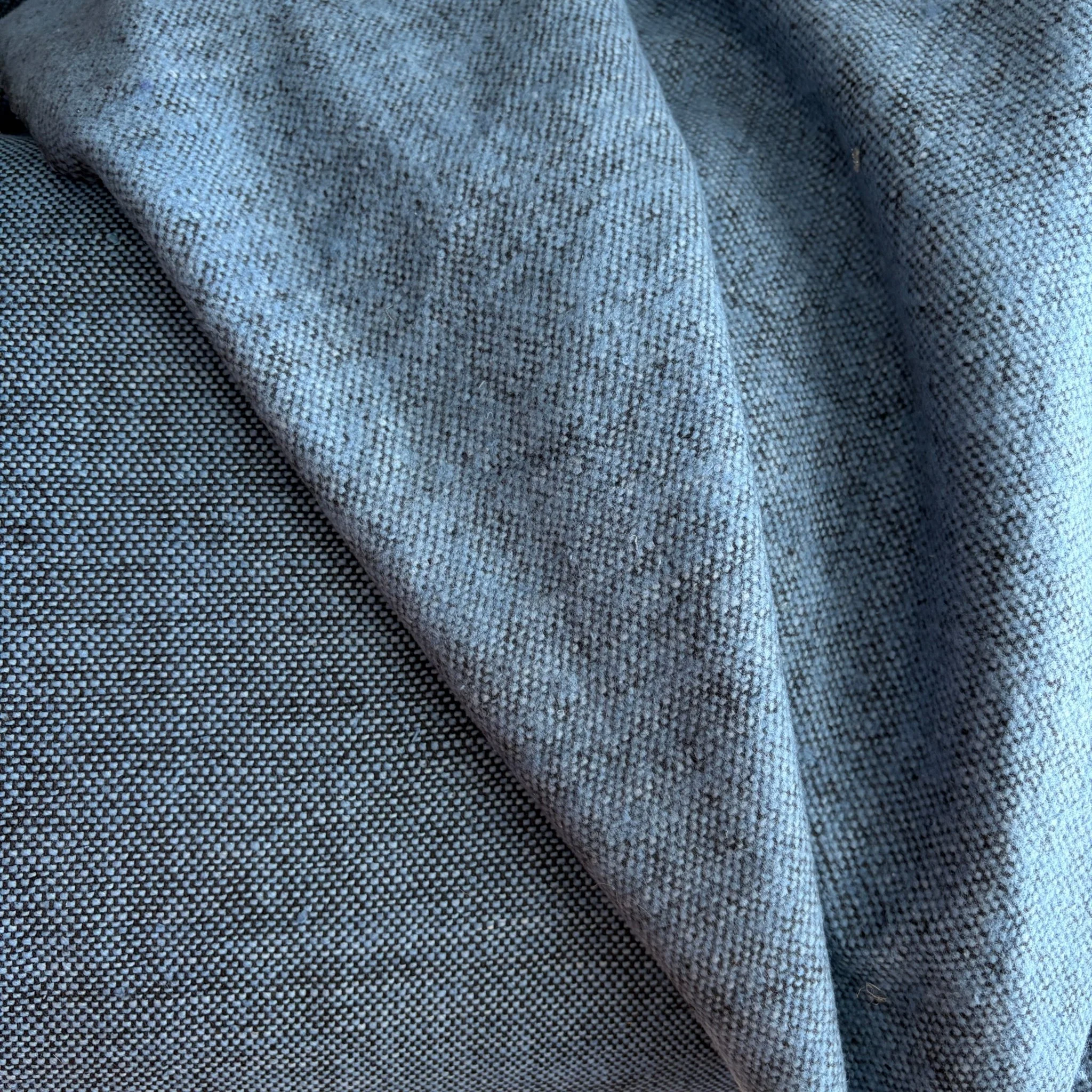 Blue Jean Brushed Cotton & Silk