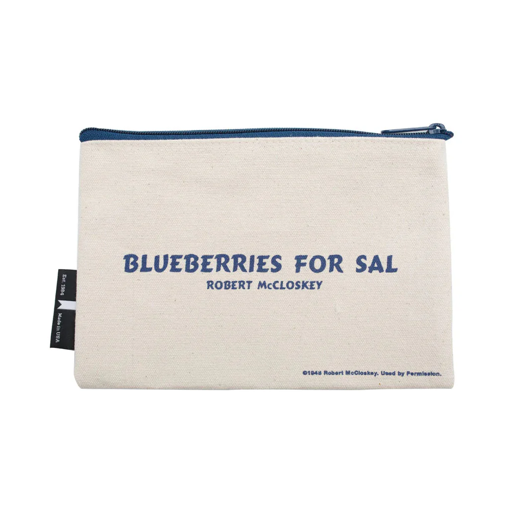 Blueberries for Sal Zipper Pouch - Image 2