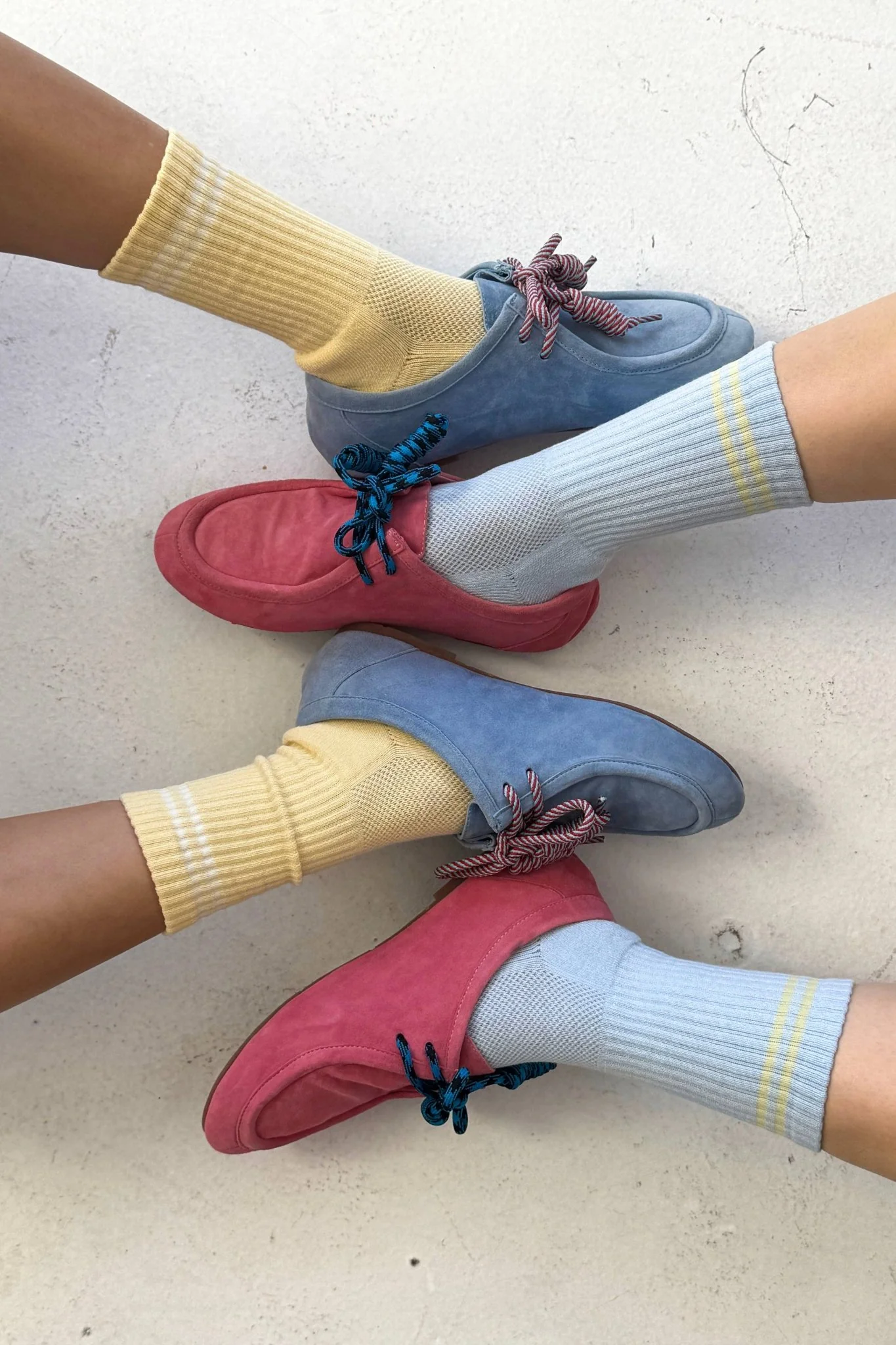 Boyfriend Socks / Pastel Sky - Image 2