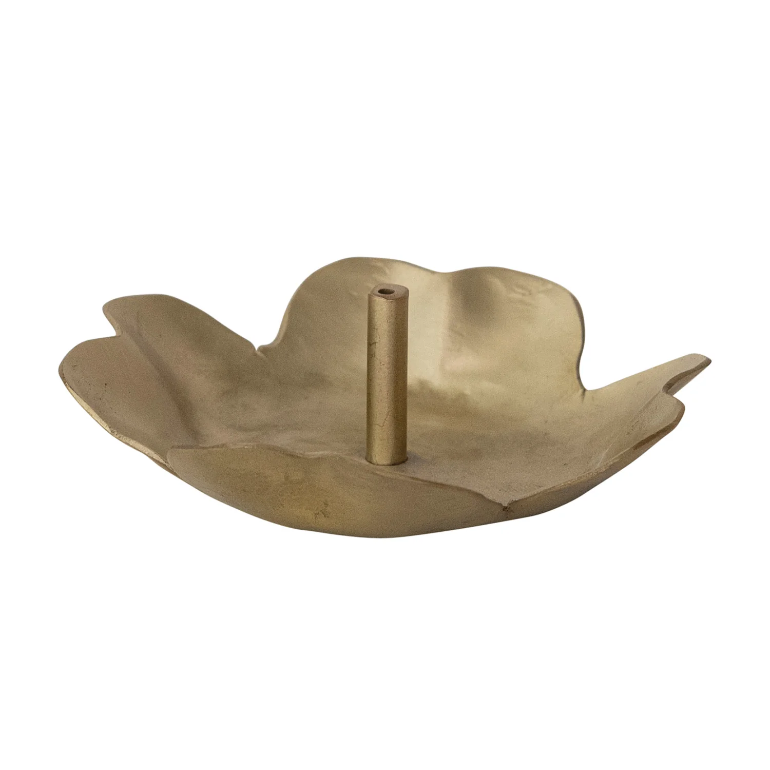 Brass Flower Shaped Incense Holder - Image 2
