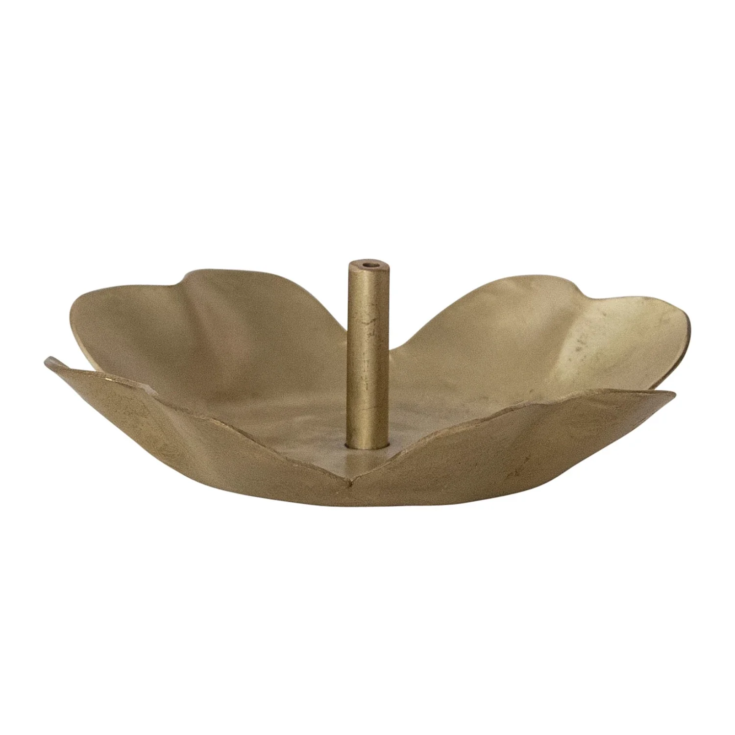 Brass Flower Shaped Incense Holder - Image 4