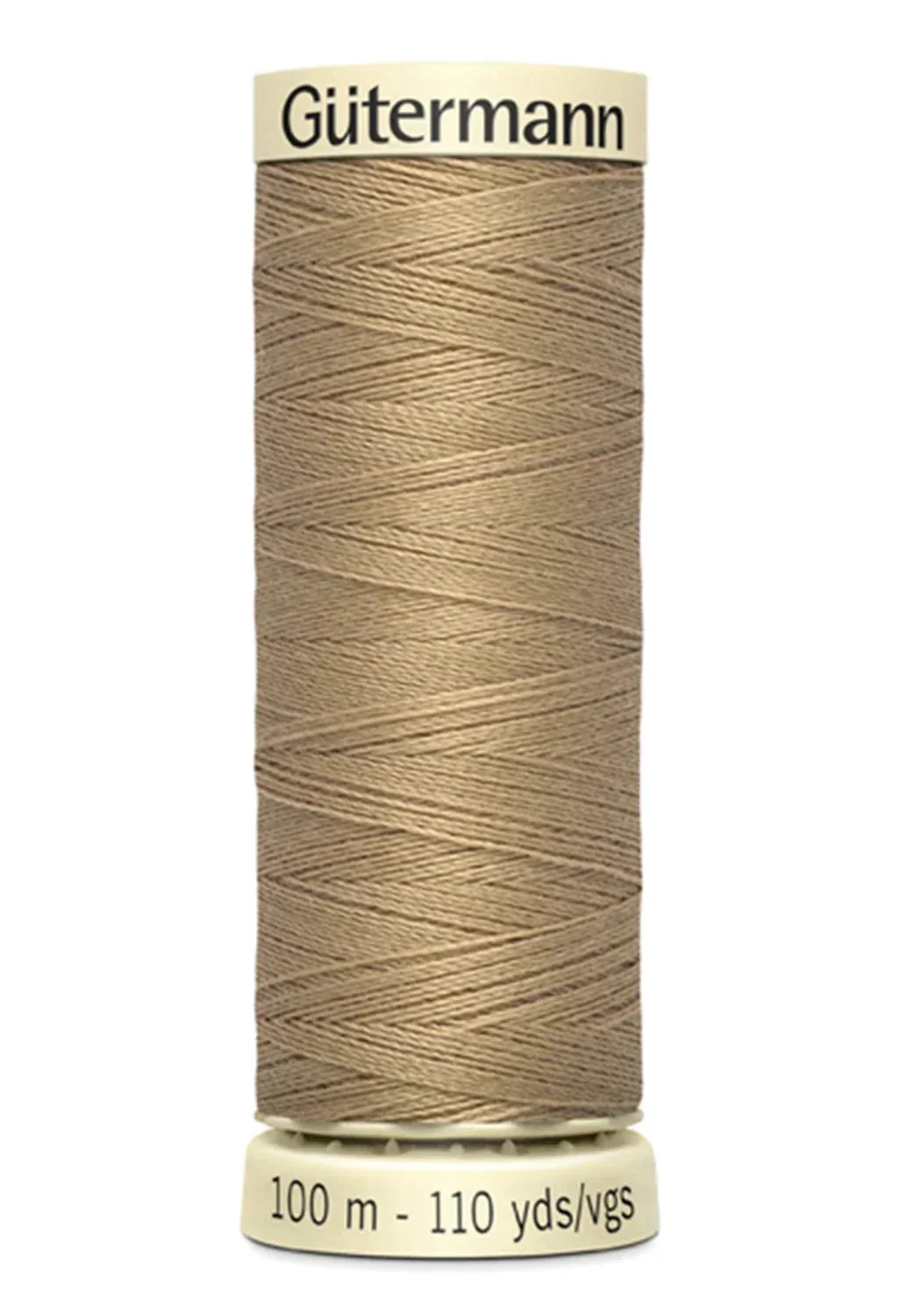 Brown Sew-all Thread 100m / 520 Wheat - Image 2