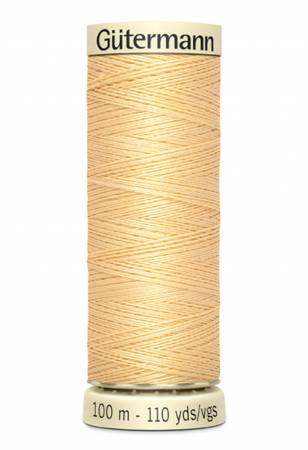 Brown Sew-all Thread 100m / 799 Maize Yellow - Image 2