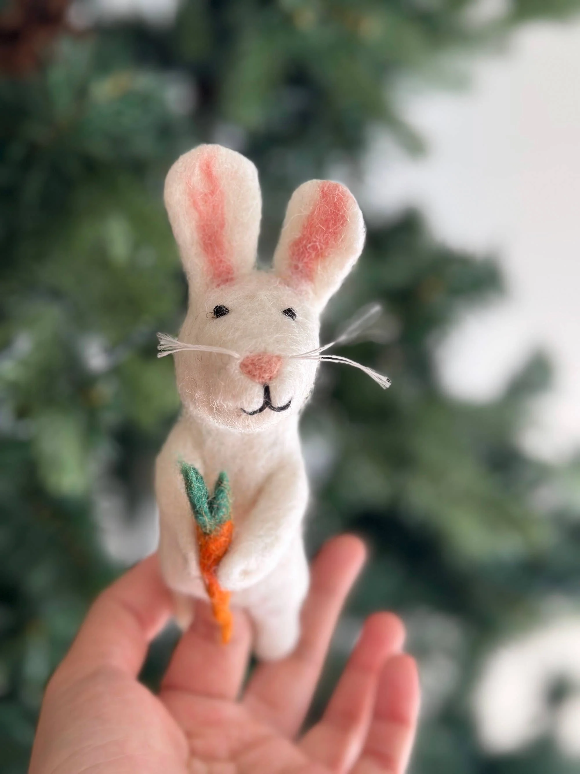 Felt Finger Puppet / Bunny