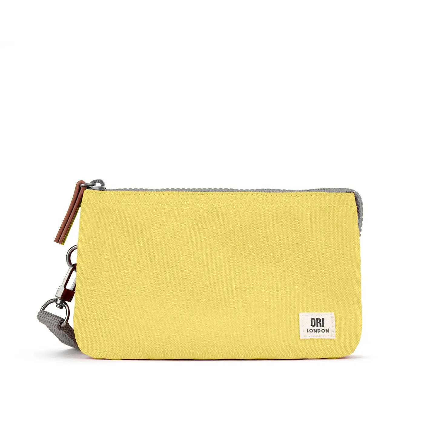 Carnaby Medium Recycled Canvas Bag with Wrist Strap / Lemonade