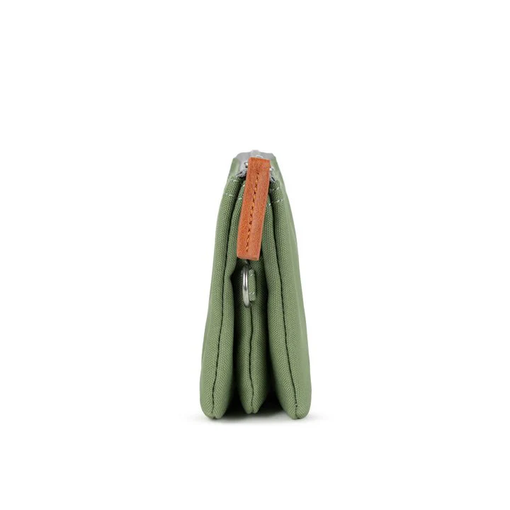 Carnaby Medium Recycled Canvas Bag with Wrist Strap / Granite - Image 3