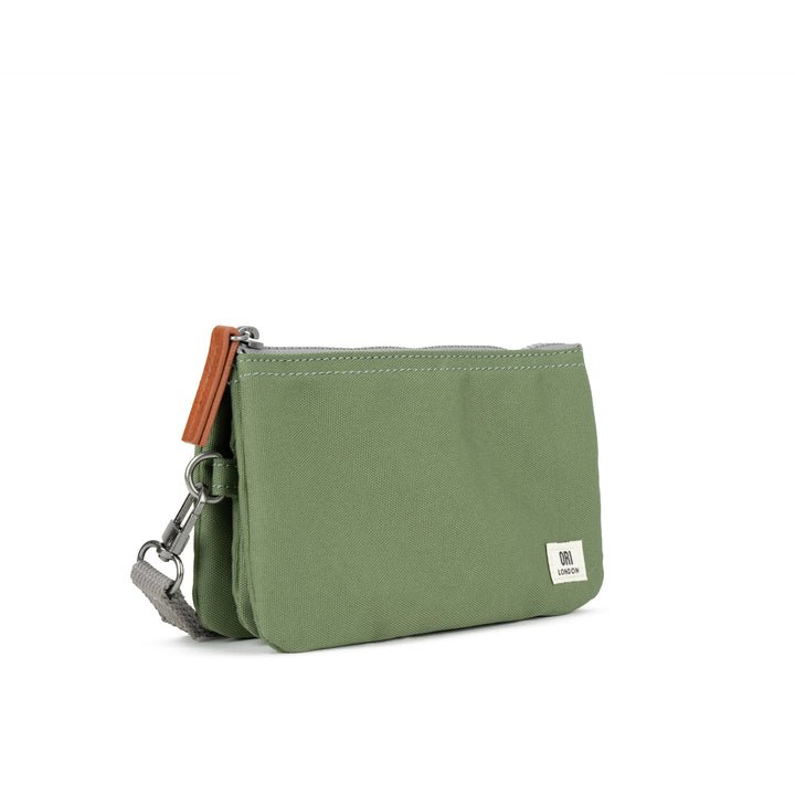 Carnaby Medium Recycled Canvas Bag with Wrist Strap / Granite - Image 5