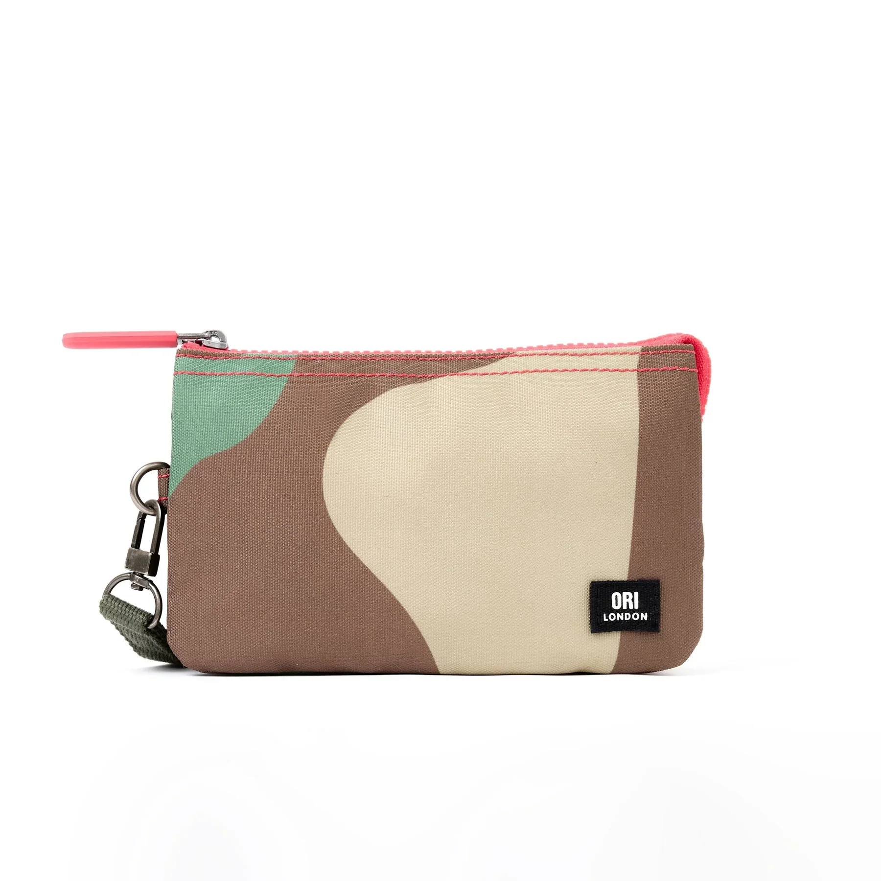 Carnaby Medium Recycled Canvas Bag with Wrist Strap / Vintage Camo