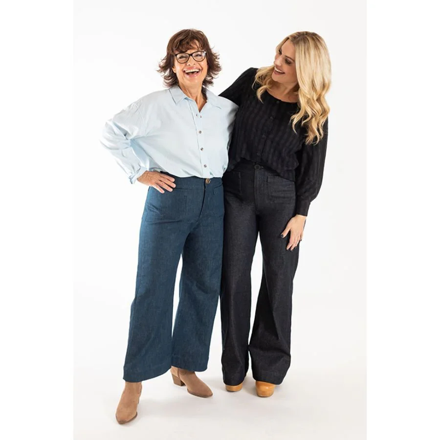 Isle Jeans Flare & Wide / Printed Pattern