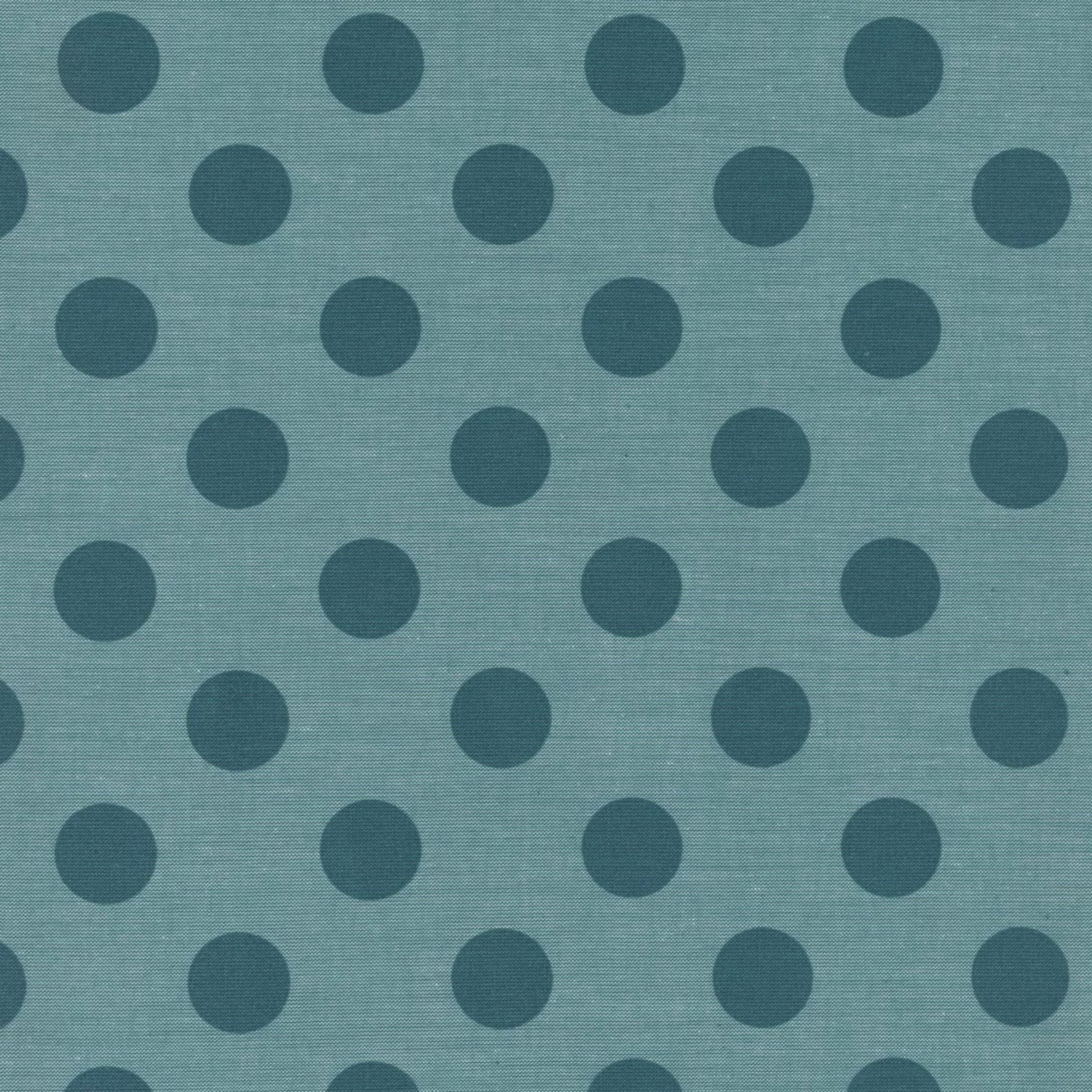 Chambray Dots / Aqua