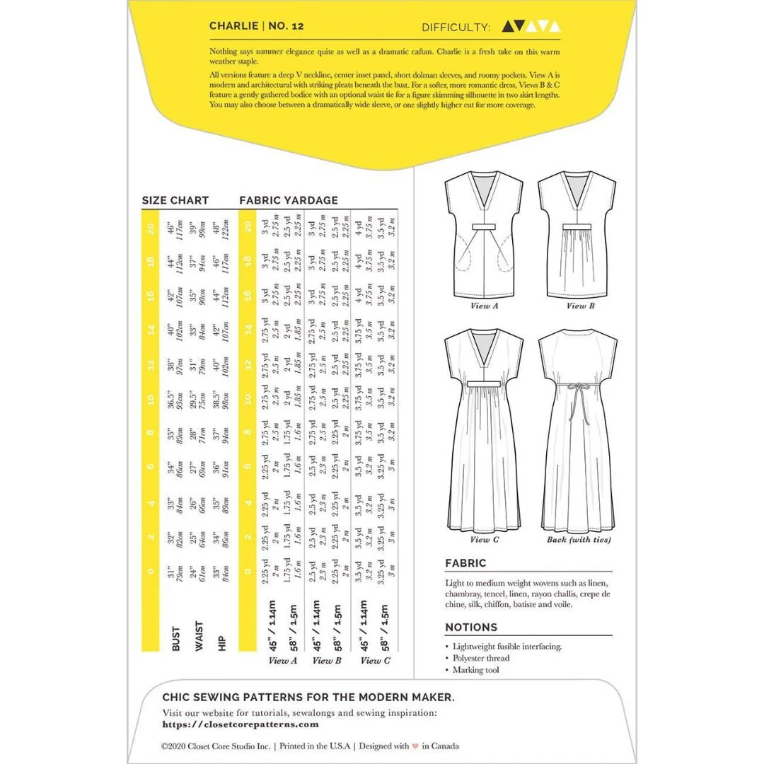 Charlie Caftan / Printed Pattern - Image 2