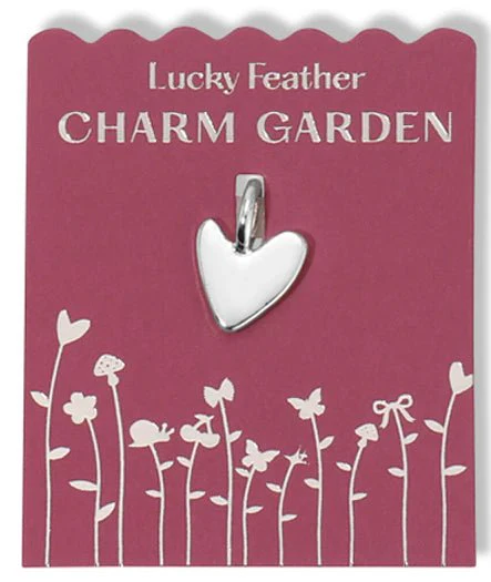 Charm Garden Jewelry Charms / Organic Heart Silver